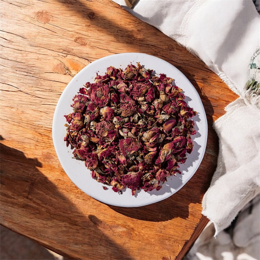 Organic Red Rose Petals & Buds