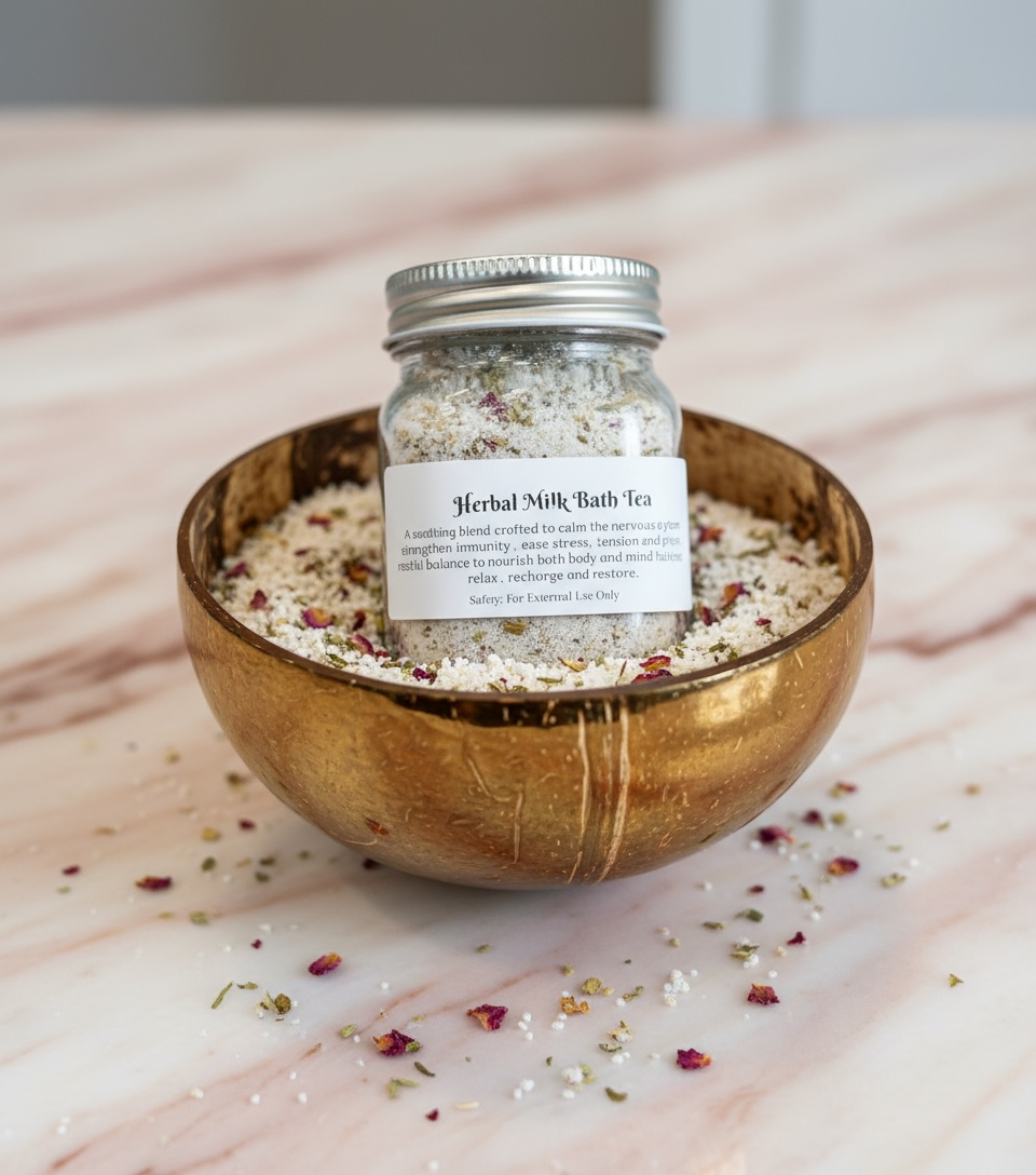 Herbal Milk Bath Tea